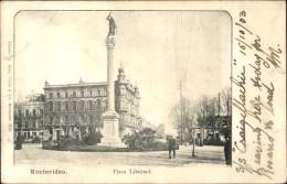CPA Montevideo Uruguay, Plaza Libertad - Uruguay
