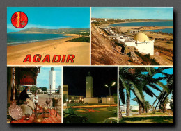 MAROC AGADIR Vue Panoramique Marchand De Cuivres Et Tapis (scan Recto-verso) PFRCR00036P - Agadir
