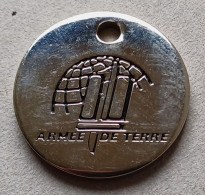 - Jeton - Armée De Terre - - Trolley Token/Shopping Trolley Chip