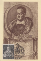 Carte  Maximum  1er  Jour    LUXEMBOURG    Pierre  D' ASPELT    1953 - Maximum Cards