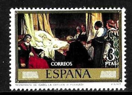 SPAGNA ESPANA - E. ROSALES Testamento Di ISABELLA La CATTOLICA (museo Del Prado, Madrid) Nuovo** MNH - Christopher Columbus