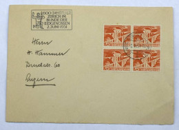 Lettre Commémorative Du 600e Anniversaire De Zurich Dans La Confédération - Briefe U. Dokumente