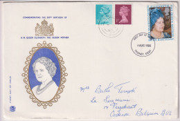 Omslag Enveloppe FDC - 80° Birthday HM Queen Mother - Stempel Thanet Kent - 1980 - 1971-1980 Decimal Issues