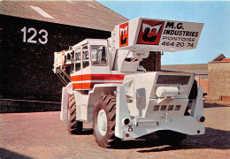 Michel GORAND Industrie Nanterre PARIS Demenagement GRUE 20 Tonnes 4 Roues Motrices (scan Recto-verso) Ref 1001 - Trucks, Vans &  Lorries