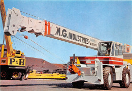 Michel GORAND Industrie Nanterre PARIS Demenagement GRUE 20 Tonnes 4 Roues Directrices 3 (scan Recto-verso) Ref 1001 - Trucks, Vans &  Lorries