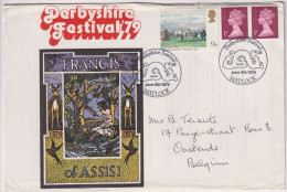 Omslag Enveloppe FDC - Derbyshire Festival '79 - Stempel Matlock - June 6th 1979 - 1971-1980 Decimal Issues