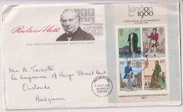 Omslag Enveloppe FDC - Sir Rowland Hill - Stempel Chesterfield Derbyshire - 24 Oct 1979 - 1971-1980 Decimal Issues