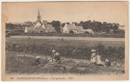 Delcampe - Cpa Plougasnou Vue Générale Animée - Plougasnou