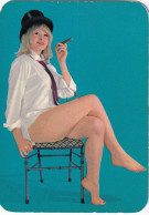CALENDARIO DEL AÑO 1971 DE UNA CHICA SEXI (NUDE-DESNUDO) (CALENDRIER-CALENDAR) - Small : 1971-80