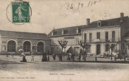 32 RISCLE PLACE AU GRAIN CPA BON ETAT - Riscle