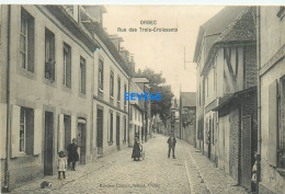24045B - 14 CALVADOS - ORBEC Rue Des Trois Croissants - édit Cosson Tabacs - Orbec