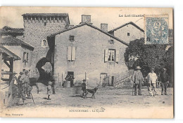CPA 46 Sousceyrac Le Square - Sousceyrac