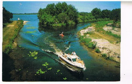 40   BISCARROSSE VUE SUR LE CANAL ET PETIT LAC  1995 - Biscarrosse