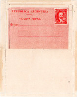 Argentinien, Ungebr. 1 1/2+1 1/2 C. Kartenbrief In Sauberer Erhaltung. H&G 3 - Briefe U. Dokumente