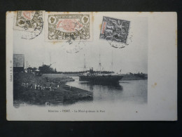 C. ILE DE REUNION CARTE  PAQUEBOT LE NATAL RARE  1912 ST DENIS   A BEAULIEU  FRANCE +C  + AFF. INTERESSANT++ - Cartas & Documentos