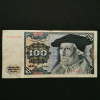 BILLET CIRCULE 100 DEUTCSHE MARK 02 01 1960 ALLEMAGNE / GERMANY BANKNOTE (Réf 24/04/2025 3/3) - 100 Deutsche Mark