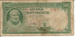 GREECE 50 DRACHMAI 01/01/1939 - Greece