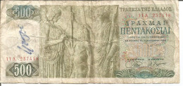 GREECE 500 DRACHMAI 01/11/1968 - Greece