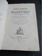 Antiek Origineel  BOEK  1864  Nationael Woordenboek BELBISCH  REGT     Uitgever Gesigneerd  L . MESOT Van Doornik - Anciens