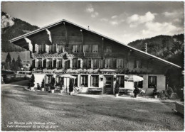 Gf. LES MOULINS. Café-Restaurant De La Croix D'Or. 9712 - Château-d'Œx