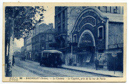 Bagnolet - Le Cinéma, Le Capitol Pris De La Rue De Paris - Bagnolet