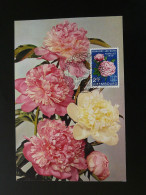 Carte Maximum Card Fleurs Flowers Floralies De Mondorf Luxembourg 1959 (4) - Maximum Cards