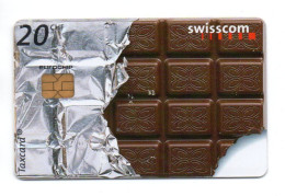 Chocolat Noir SE 67  - Télécarte SUISSE SWISSCOM Taxcard Phonecard  (R 147) - Switzerland