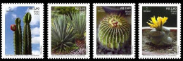 Brasil (Brazil) - 2022 - Cactusses - Yv 3953/56 - Sukkulenten