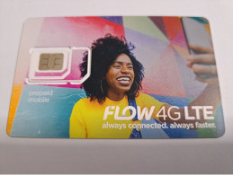 ST KITTS & NEVIS /  GSM/ SIM CARD/   FLOW 4G LTE   /   MINT  / VERY  DIFFICULT CARD/   ** 20165 ** - St. Kitts & Nevis