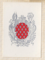 Delcampe - 25F277 Fondee En 1034 Par Herluin Abbaye Notre Dame Du Le Bec Hellouin écusson - Bernay