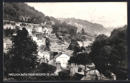 Pc Matlock Bath, Matlock Bath From Heights Of Jacob - Derbyshire