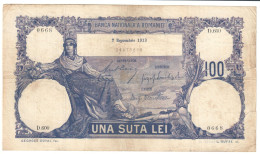 ROMANIA	100	LEI	07/09/1913	PICK 21	F/VF - Romania