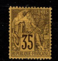 - Colonies Françaises - 1881 - YT N° 56a - Oblitéré - Type Dubois - - Alphée Dubois
