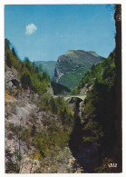 CPSM  / CPM 10.5 X 15  Isère  Les Gorges De La Bourne  Le Pont De La Goule Noire - Vercors
