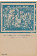 Rare Postcard "Leipziger Messe 1947" With Original Deutsche Post Stamp. Price For One Pc. - Kirmes
