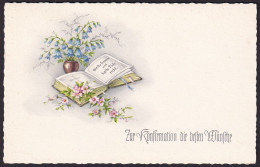 AK: Zur Konfirmation Die Besten Wünsche, Gelaufen 21. III. 1961 (Nr.3880) - Kommunion