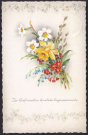 AK: Zur Konfirmation Herzliche Segenswünsche, Gelaufen 17. III. 1961 (Nr.3881) - Kommunion
