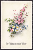 AK: Zur Konfirmation Die Besten Wünsche, Gelaufen 25. III. 1961 (Nr.3881) - Kommunion