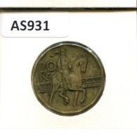 20 KORUN 1998 CZECH REPUBLIC Coin #AS931.U.A - Tsjechië