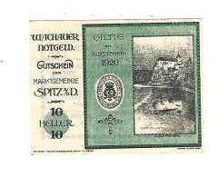 **Austria Notgeld Wachauer  Spitz  Kirche 10 Heller   1122.2J Cat Val 10 Euro - Austria