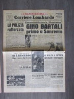 Corriere Lombardo Anno VI N° 66 Ultimissima E Corriere Lombardo Anno VIII - N. 218 - Seconda Edizione - Collections