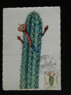 Carte Maximum Card Fleur De Cactus Monaco 1960 - Maximumkarten (MC)
