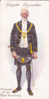 9 A PRESIDENT OF THE ROYAL ACADEMY  - CORONATION SERIES 1911 -  CIGARETTE CARD  -  3X7CMS  ANTIQUE, ROYALTY - Player's