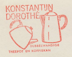 Meter Cut Netherlands 1961 Coffeepot - Teapot - Autres & Non Classés