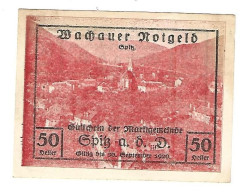 **Austria Notgeld Wachauer   Spitz  Kirche   50 Heller 1122.1b  Nr 215 Cat Val 6 Euro - Austria