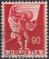 1959 Schweiz ⵙ Zum: 340, Mi: 684, Historische Bilder Papieränderung: Rot, Chamois - Gebraucht