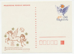 Postal Stationery Czechoslovakia 1978 Pegasus - Horse - Mythology