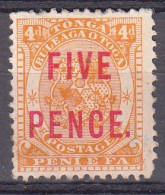 TONGA 1893 - GEORGE I - YVERT 17* NUEVO CON CHARNELA - Tonga (...-1970)