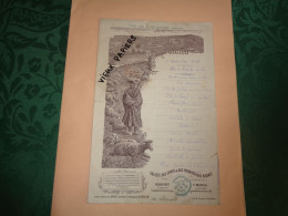12 - Aveyron - Roquefort - Menu De 1926 - Patre Et Ses Brebis  - Réf.127. - Levensmiddelen