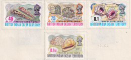 BRITISH INDIAN OCEAN TERRITORY  -  1974 Wildlife Set Hinged Mint - Territoire Britannique De L'Océan Indien
